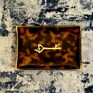 Trinket Tray with Gold Key Design by Bath and Body Works